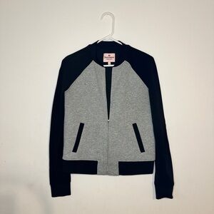 Gray and Black Women's Jacket